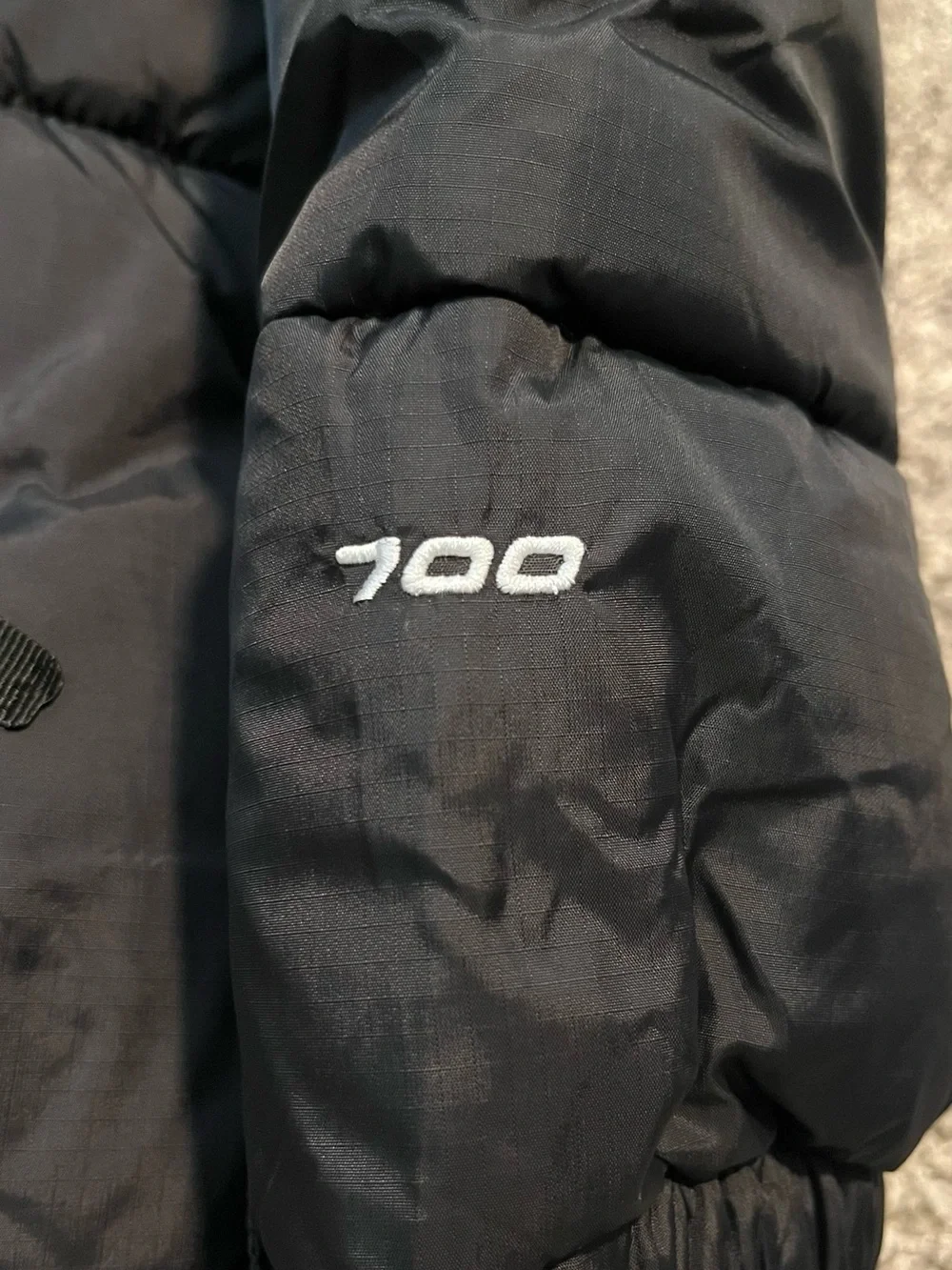 The North Face Black Down Puffer Coat